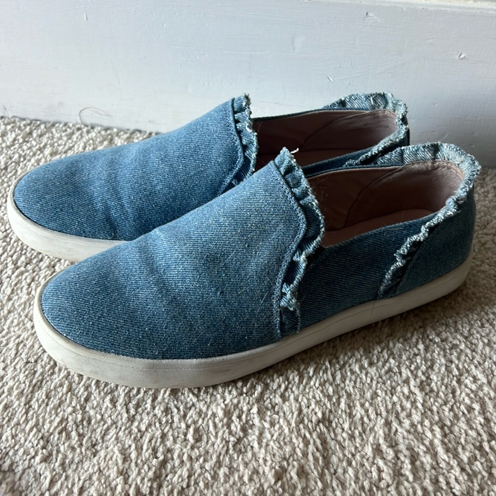 Denim Kate Spade Slides